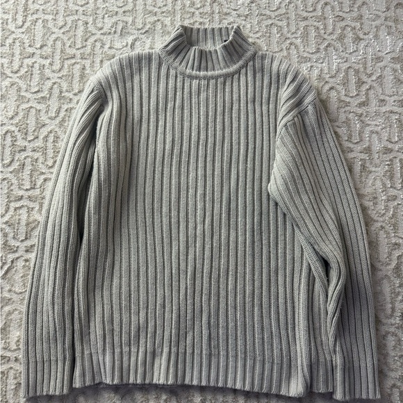 Point Zero Other - Point Zero Men's Light Gray Turtleneck Sweater